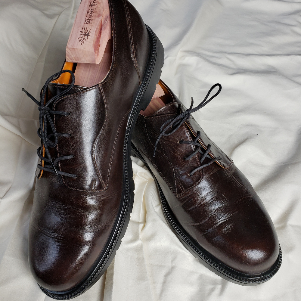 Timberland Waterproof Brown Leather Dress Shoes